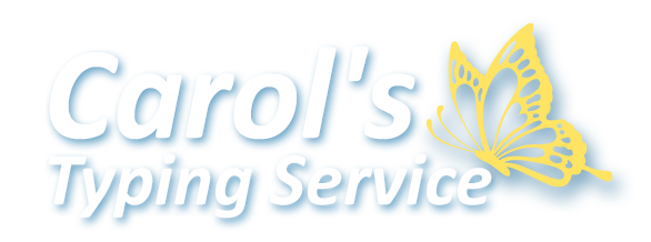 Carol's Typing Service
